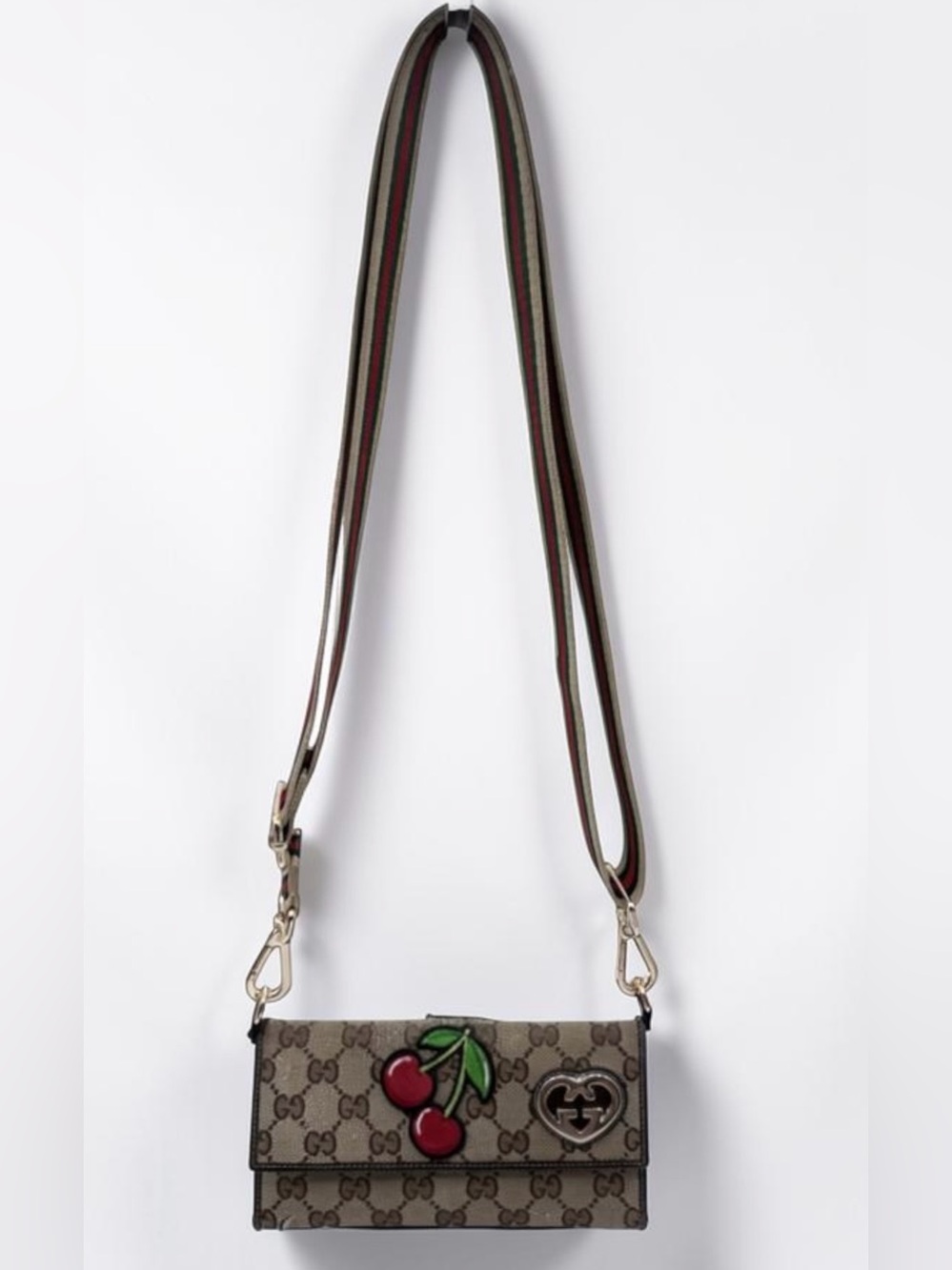Gucci GG Supreme Continental Wallet on Chain-Customized 🍒 - Picture 5 of 17